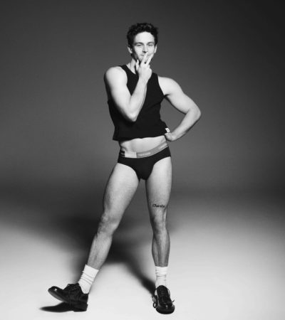 LOOK: Actor Brandon Flynn in a sensual ad campaign for global brand
